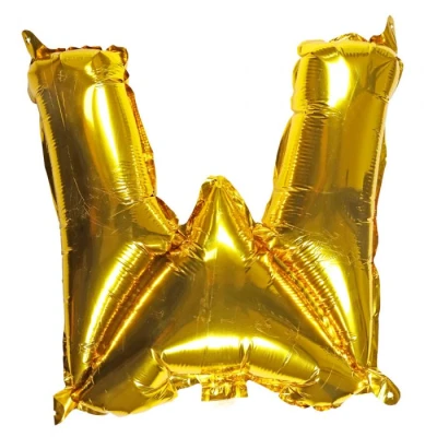 Luftballon Buchstabe W