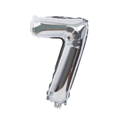 Luftballons Zahl 7