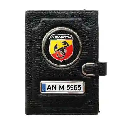 Geldbörse mit Geldfach mit Clip - Abarth