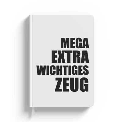 Personalisiertes Notizbuch - Wichtige Dinge