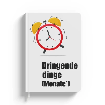 Personalisiertes Notizbuch - Dringende Dinge
