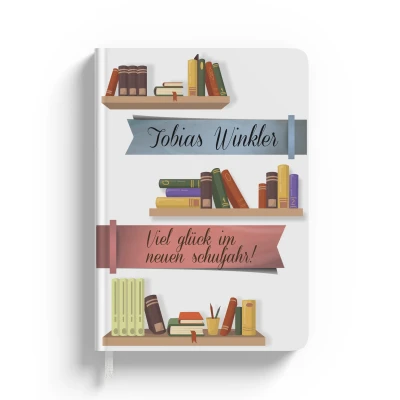 Personalisiertes Notizbuch - Das neue Schuljahr