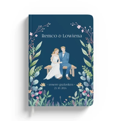 Personalisiertes Notizbuch - für die Hochzeit