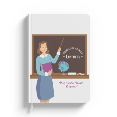 Personalisiertes Notizbuch - Geografielehrerin