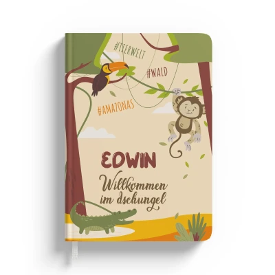 Personalisiertes Notizbuch - Dschungel