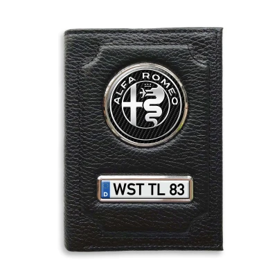 Geldbörse mit Geldfach - Alfa-Romeo Silver