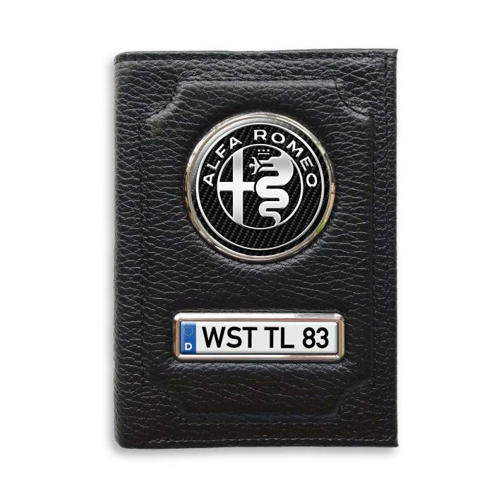 Geldbörse mit Geldfach - Alfa-Romeo Silver