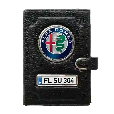 Geldbörse mit Geldfach mit Clip - Alfa Romeo