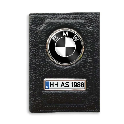 Geldbörse mit Geldfach - BMW Black