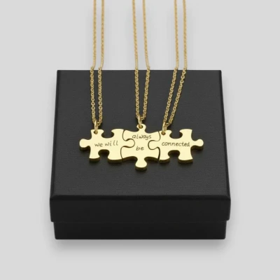 Personalisierte Puzzle-Halskette