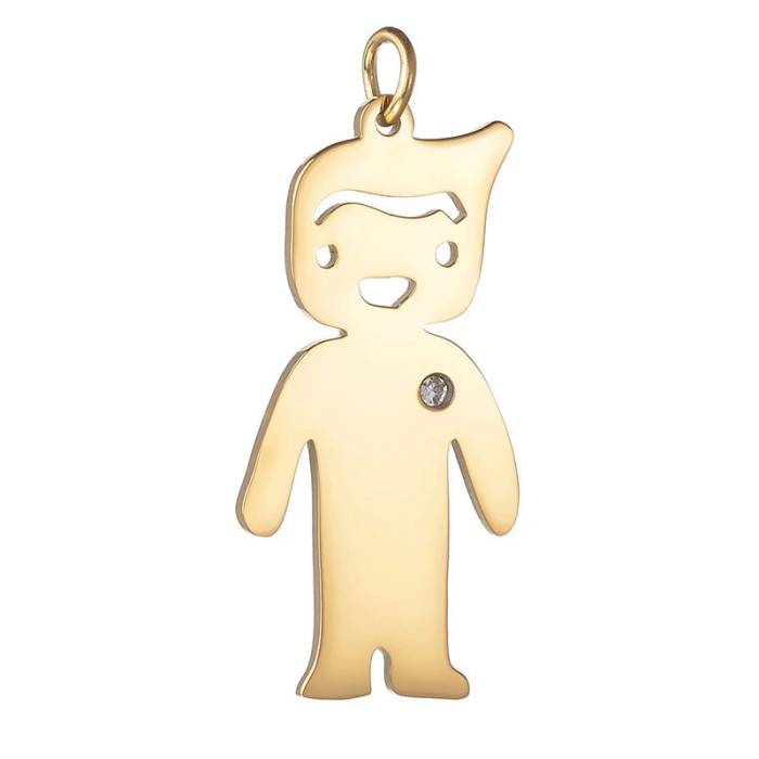 Personalisierte Halskette mit den Namen der Kinder