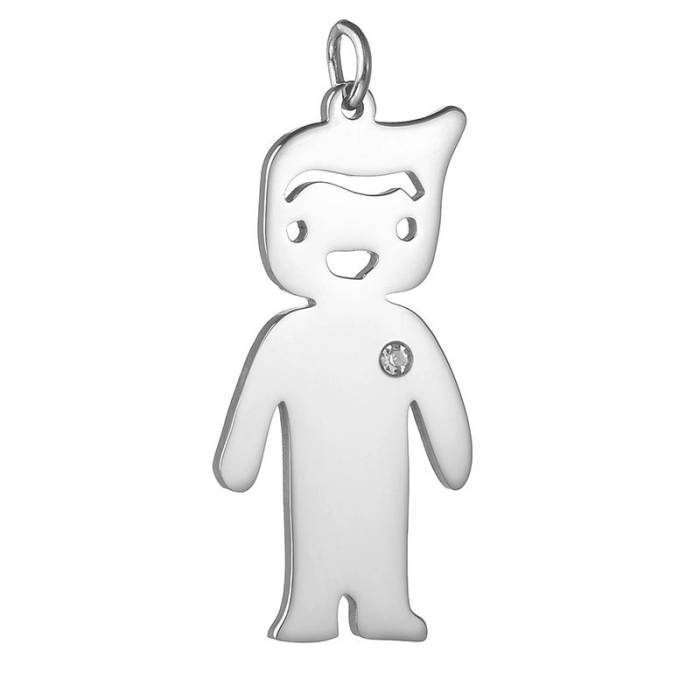 Personalisierte Halskette mit den Namen der Kinder