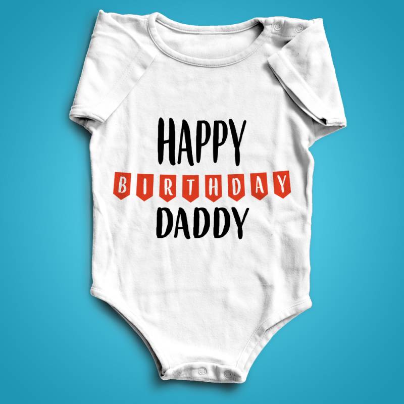 Baby-Strampler - Happy Birthday