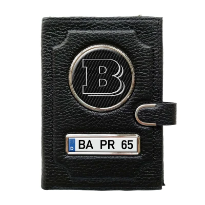 Geldbörse mit Geldfach mit Clip - Brabus