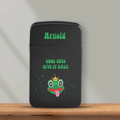 Personalisiertes Feuerzeug - Frosch