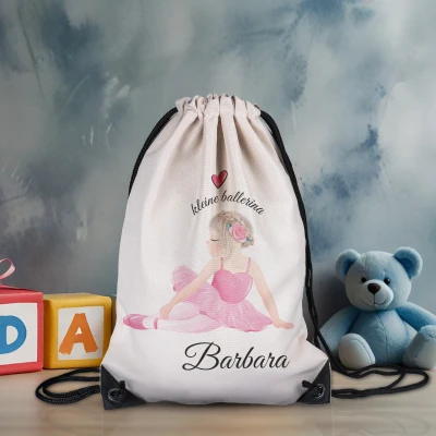 Personalisierter Rucksack - Ballerina