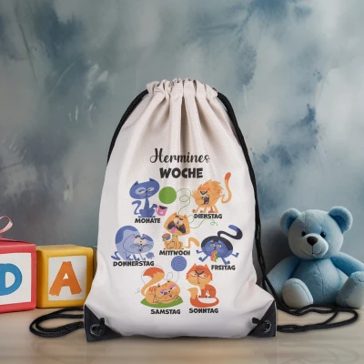 Personalisierter Rucksack - Cats