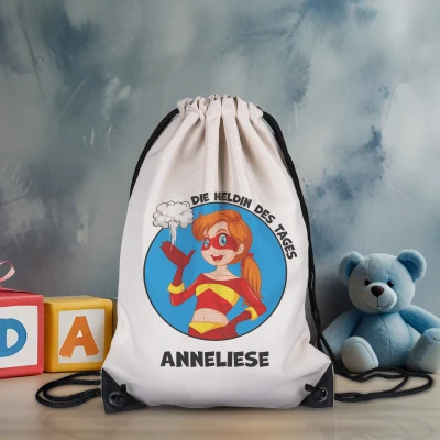 Personalisierter Rucksack - Heldin
