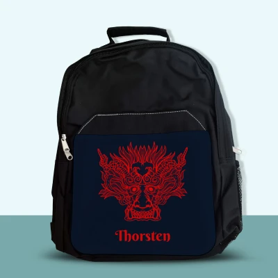 Personalisierter Rucksack - Drache