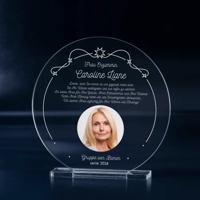 Personalisierte Trophäe - Frau Educator