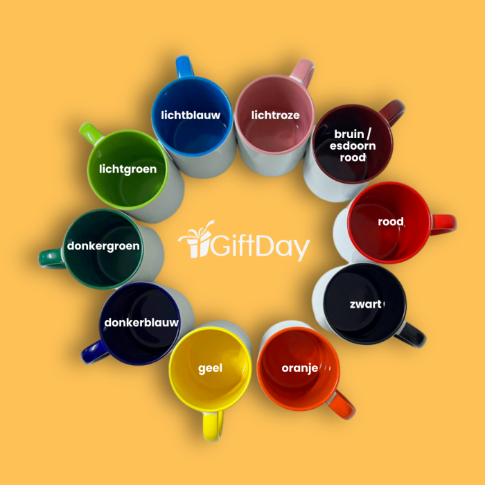 Personalisierte Tasse mit Herz und vier Fotos