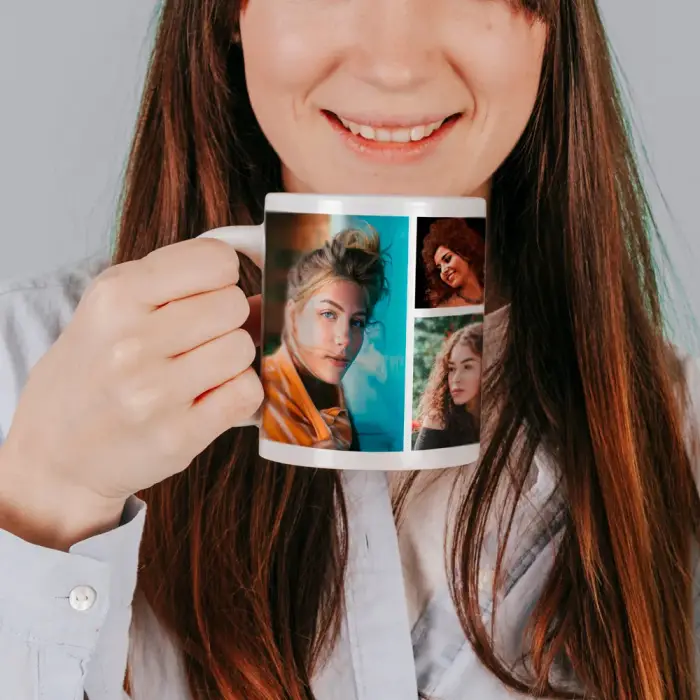 Personalisierte Tasse mit 5 Fotos