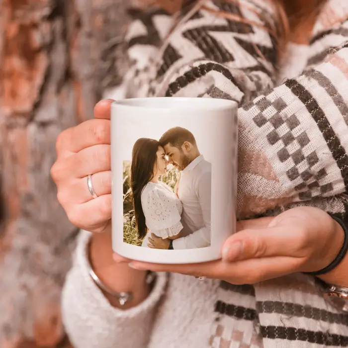Personalisierte Tasse mit Foto und Text