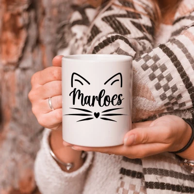 Personalisierte Tasse - Katze