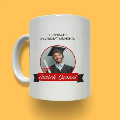 Personalisierte Tasse - Abschluss mit Foto