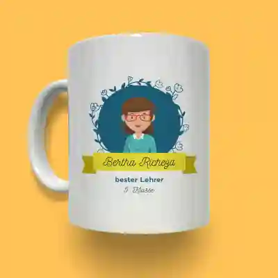 Personalisierte Tasse - Beste Lehrerin