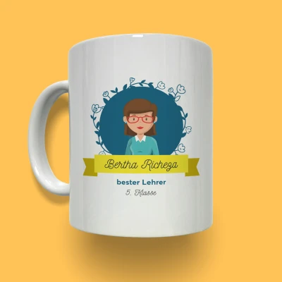 Personalisierte Tasse - Beste Lehrerin