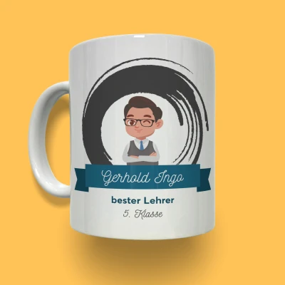 Personalisierte Tasse - Bester Lehrer