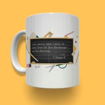 Personalisierte Tasse - Tafel