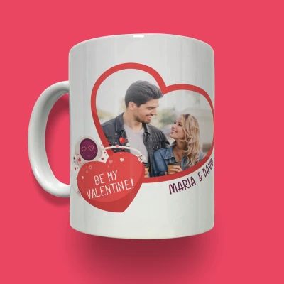 Personalisierte Tasse - Sei mein Valentin