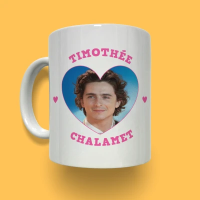 Personalisierte Keramiktasse - Herz mit Foto