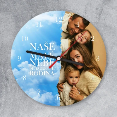 Wanduhr - Unser kleines Paradies