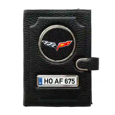 Geldbörse mit Geldfach mit Clip - Corvette
