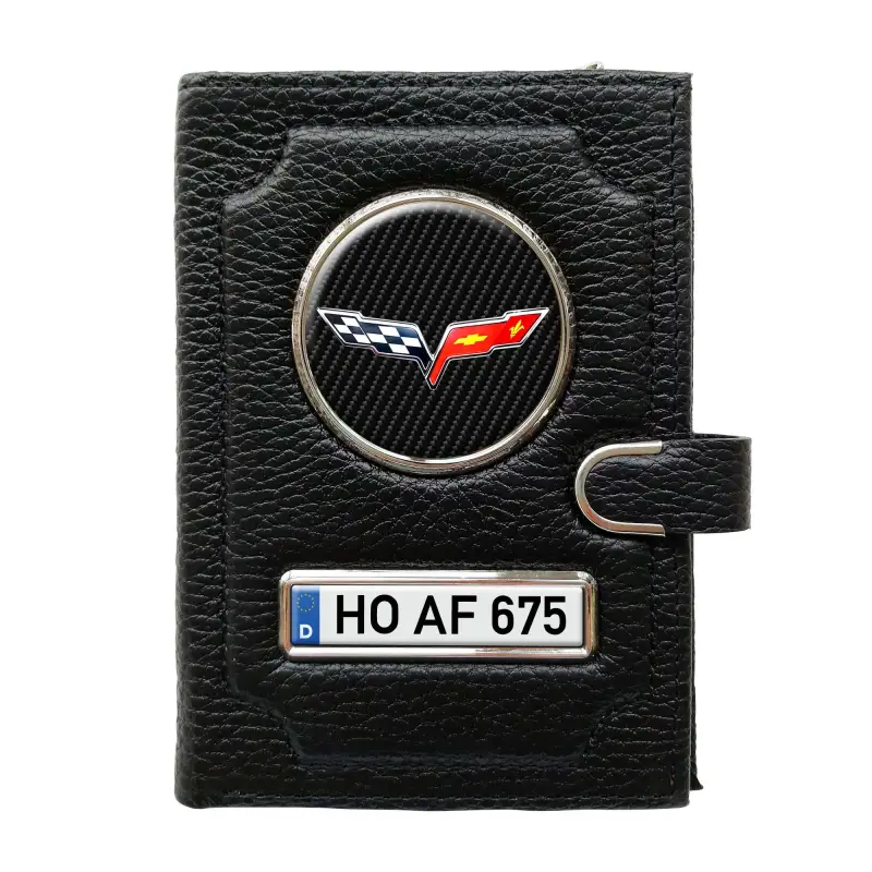Geldbörse mit Geldfach mit Clip - Corvette