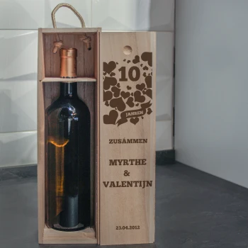 Personalisierte Weinkiste