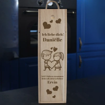 Personalisierte Weinkiste - Paare