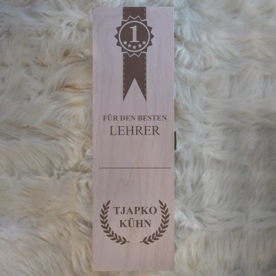 Personalisierte Weinkiste - Nummer eins