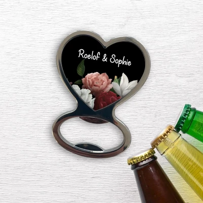 Öffner (Herz) - Blumenstrauß