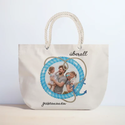 Personalisierte Strandtasche - Gemeinsam überall