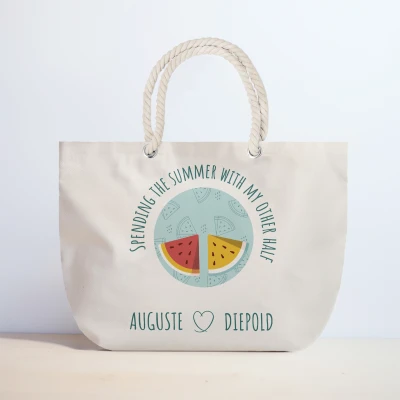 Personalisierte Strandtasche - My other half
