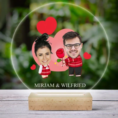 3D-LED-Lampe - Mit einem lustigen Muster