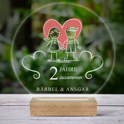 3D-LED-Lampe - Zusammen