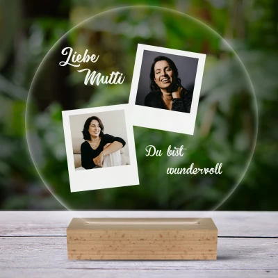 3D-LED-Lampe - Für Mama