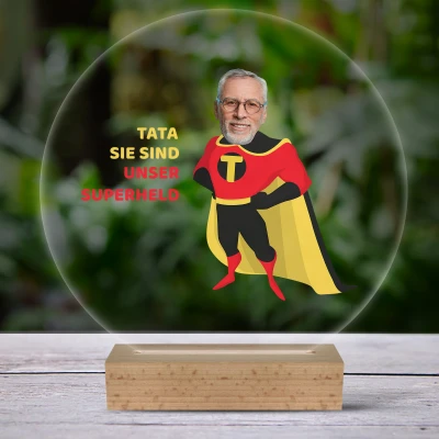 3D-LED-Lampe - Super-Papa