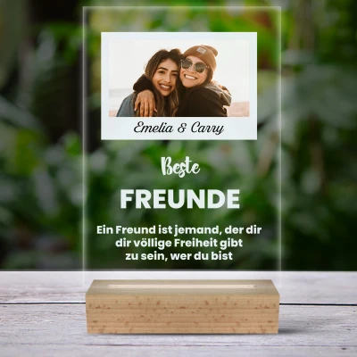 3D-LED-Lampe - Enge Freunde