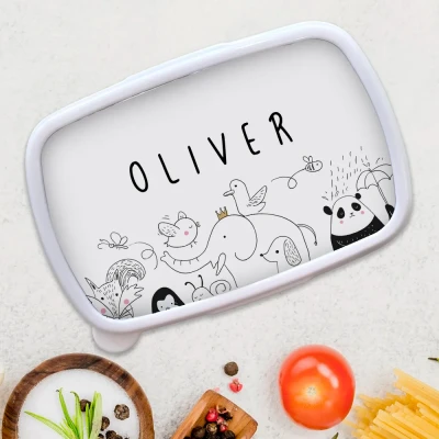 Brotdosen - Freundliche Tiere